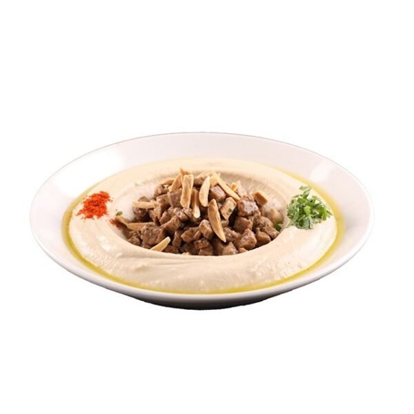 HUMMUS W MEAT  حمص مع لحمة