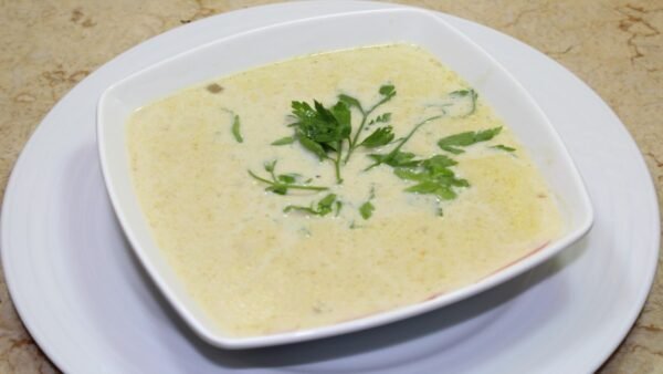 White Shrimp Soup  شوربه شرمب بيضاء